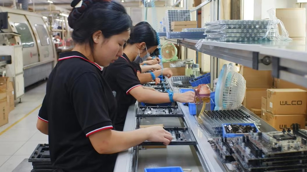 Shenzhen kaiente industry Co.Ltd linea di produzione del fabbricante