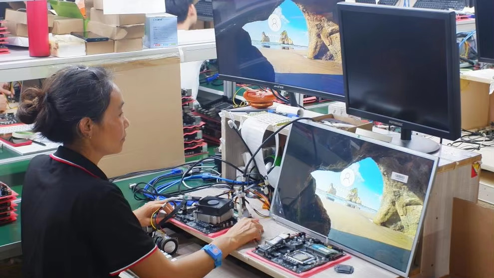 Shenzhen kaiente industry Co.Ltd linea di produzione del fabbricante